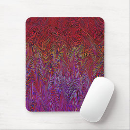 "Neuraler Firestorm" Abstrakt" Lila rot Mousepad