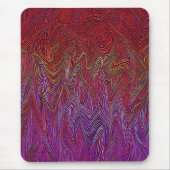 "Neuraler Firestorm" Abstrakt" Lila rot Mousepad (Vorne)
