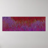 "Neuraler Firestorm" Abstrakt" Lila rot Poster (Vorne)