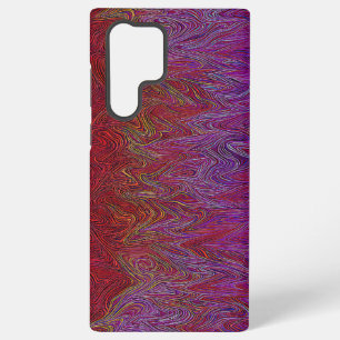 "Neuraler Firestorm" Abstrakt" Lila rot Samsung Galaxy Hülle