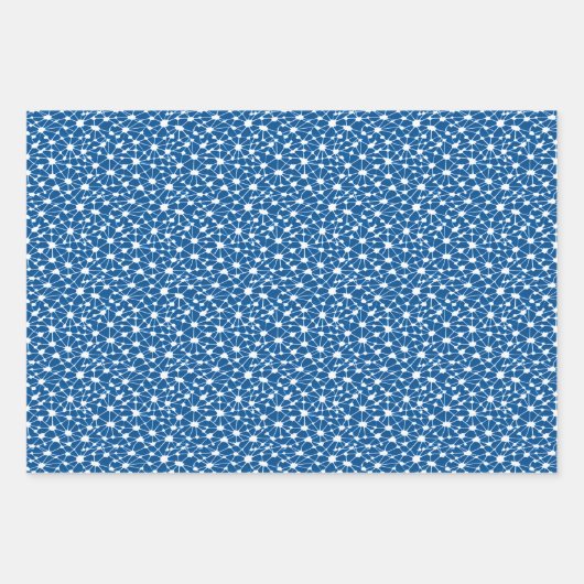 Neurales Netzwerk Abstraktes Fraktal-Design Geschenkpapier Set (Vorderseite 3)