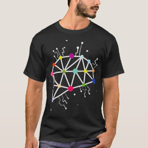 Neurales Netzwerk Coole Datenwissenschaft Tiefe Le T-Shirt