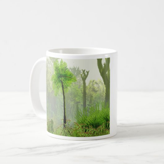 neuratt Wedel, neuratt Farn-Baumkarbon Kaffeetasse (Vorderseite Links)