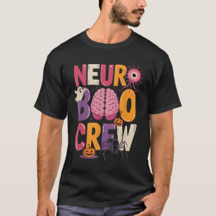 Neuro Boo Crew Halloween Anatomisches Gehirn Anato T-Shirt