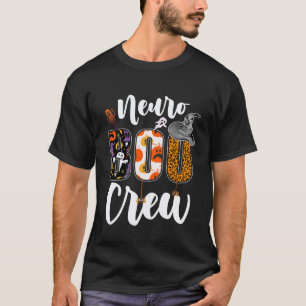 Neuro Boo Crew Halloween-Match Neurologie Krankens T-Shirt