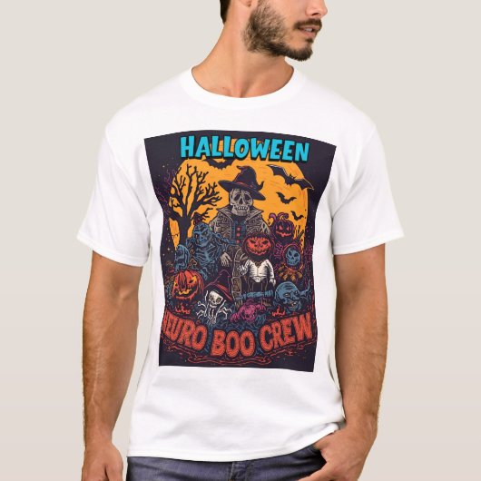 Neuro Boo Crew Halloween T-Shirt (Vorderseite)