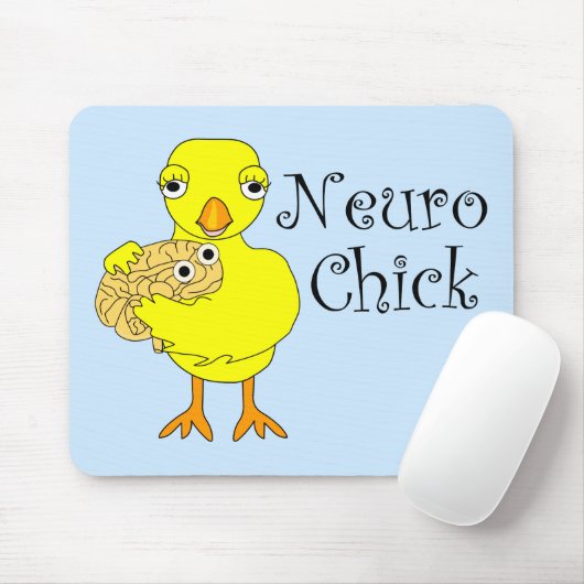 Neuro-Chick-Text Mousepad (Mit Mouse)