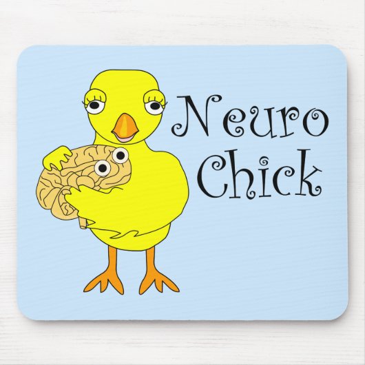 Neuro-Chick-Text Mousepad (Vorne)