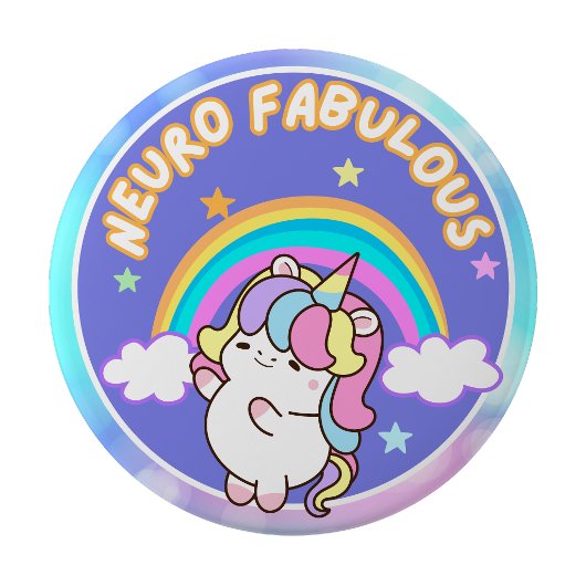 Neuro Fabulous Abzeichen Pin Sinneswahrnehmungs-Ab Button