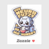 Neuro-Fuzzy-Logik Reiskocher AI Neuronales Netzwer Aufkleber (Blatt)