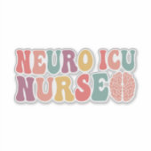 Neuro ICU Nurse Aufkleber (Vorderseite)