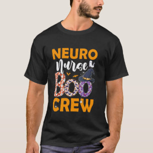 Neuro Krankenschwester Boo Crew Spuk Geist Hallowe T-Shirt