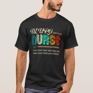 NEURO-Krankenversicherung - Vintager Stil T-Shirt