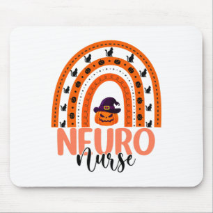 Neuro Nurse Rainbow Halloween Kostüm Neurowissensc Mousepad