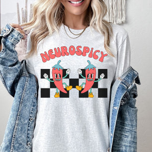 Neuro-Spicy, Autismus, ADHS, Retro Neurovielfalt T-Shirt