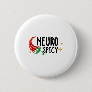 Neuro-Spicy Neurodiversity - Adhd - Autismus Aware Button