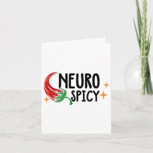 Neuro-Spicy Neurodiversity - Adhd - Autismus Aware Karte