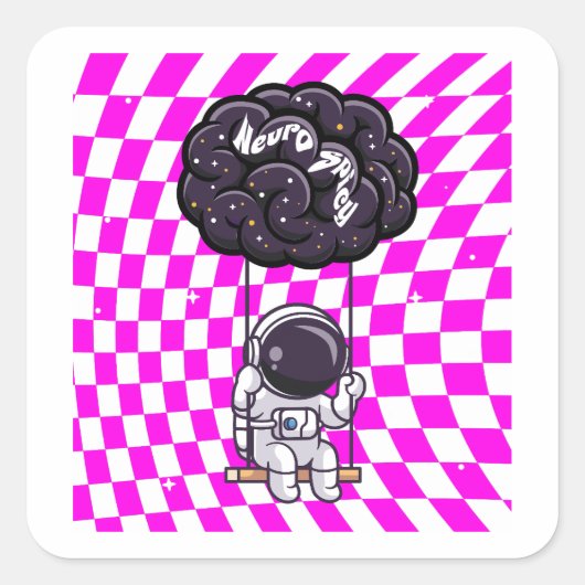 Neuro Spicy - Trending Designers Stickers (Vorderseite)