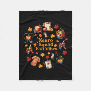 Neuro Squad Herbstgefühle Neurologie-Crew Herbst H Fleecedecke