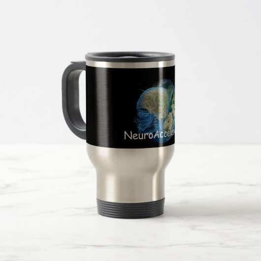 NeuroAccelerator Reise-Tasse Reisebecher (Vorderseite Links)