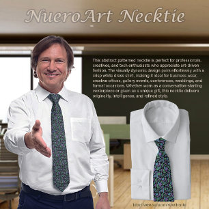 Neuroart Buntglas-Schlips Krawatte