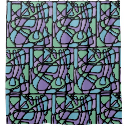 Neuroart Hartglas Duschvorhang (Vorderseite)