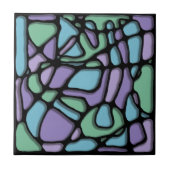 Neuroart Hartglas Fliese (Vorderseite)