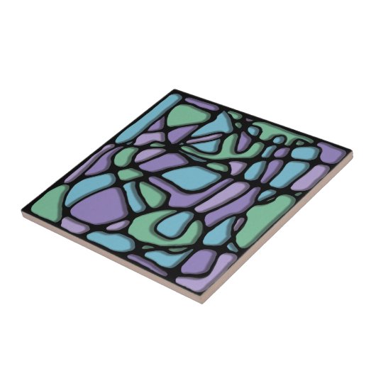 Neuroart Hartglas Fliese (Seite)