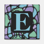 Neuroart Hartglas Magnet (Vorne)