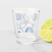 Neuroautismus Aspergers Sensory Schnapsglas (Rückseite)