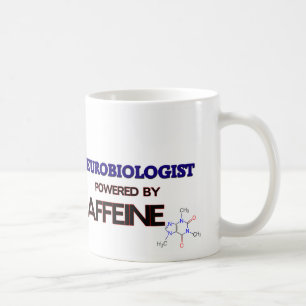 Neurobiologe angetrieben durch Koffein Kaffeetasse