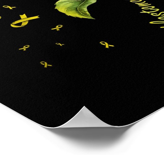 Neuroblastoma Awareness Sonnenblume Poster (Ecke)