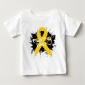 Neuroblastoma Krebs - bekämpfend Baby T-shirt (Vorderseite)