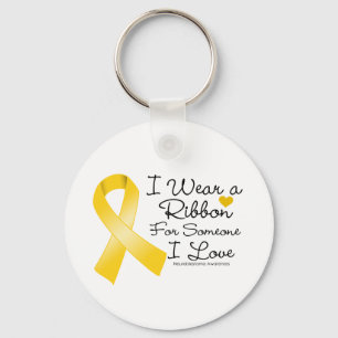 Neuroblastoma Ribbon Jemand I Liebe Schlüsselanhänger