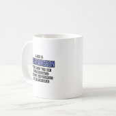 Neurochirurg Joke ... Überlegene Intelligenz Kaffeetasse (Vorderseite Links)
