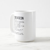 Neurochirurg Kaffeetasse (Vorderseite Links)