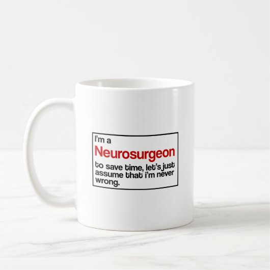 Neurochirurg Kaffeetasse (Links)