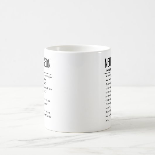 Neurochirurg Kaffeetasse (Mittel)