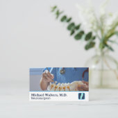 Neurochirurg | Lumbardardarstellung Visitenkarte (Stehend Vorderseite)