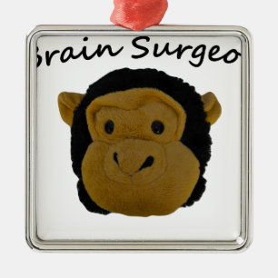 Neurochirurg Silbernes Ornament