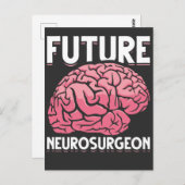 Neurochirurg Student Funny Brain Neuro Chirurg Postkarte (Vorne/Hinten)