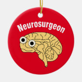 Neurochirurgen Keramik Ornament (Vorne)