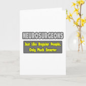 Neurochirurgen ... Klüger Karte (Gelbe Blume)