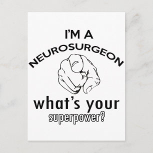 Neurochirurgen Postkarte