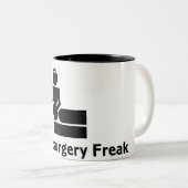 Neurochirurgie-ungewöhnliche Kaffeetasse (Weiß u. (VorderseiteRechts)