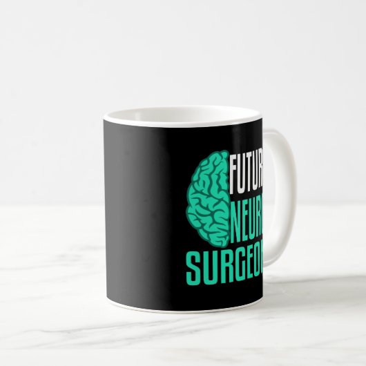 Neurochirurgon Operation Intern Resident Geschenk Kaffeetasse (VorderseiteRechts)