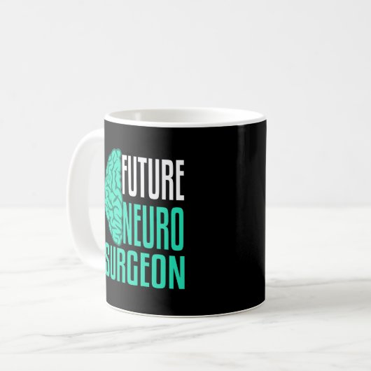 Neurochirurgon Operation Intern Resident Geschenk Kaffeetasse (Vorderseite Links)