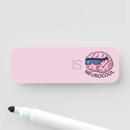 Neurocool Namensschild (Beispiel)
