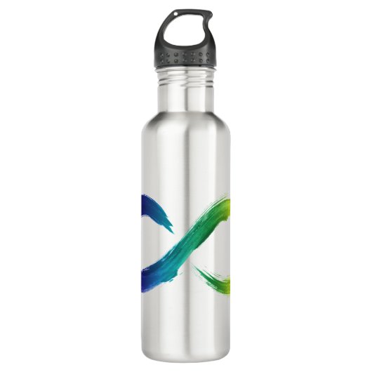 Neurodität (Autismus, Adhd, etc.) Edelstahlflasche (Vorderseite)