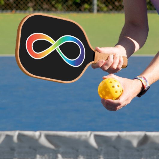 Neurodität Autismus Bewusstsein Akzeptanz Regenbog Pickleball Schläger (InSitu)